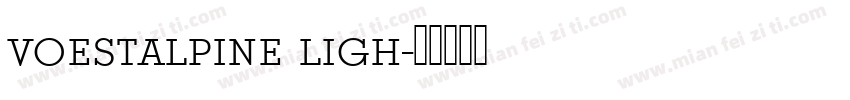 voestalpine ligh字体转换